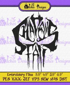 Shadows Fall Music Embroidery