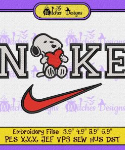 Nike Snoopy Logo Nike Embroidery