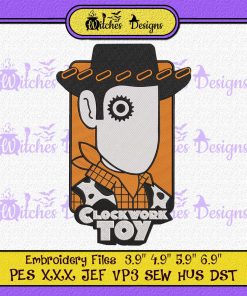 Toy Story Clockwork Orange Toy Embroidery