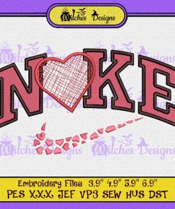 Nike Hearts Valentine’s Day Embroidery