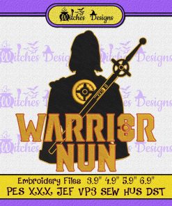 Warrior Nun Netflix Movie Embroidery