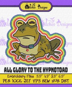 Frogs Hypnotoad 2023 Embroidery