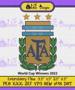 Argentina Logo AFA Football 2022 Embroidery