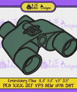 Binoculars Embroidery