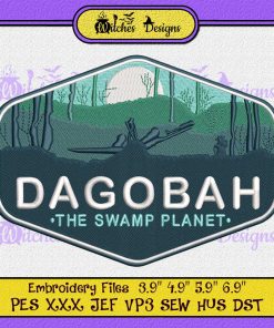 Star Wars Dagobah The Swamp Planet Embroidery