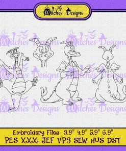 Dragon Disney Figment One Little Spark Embroidery