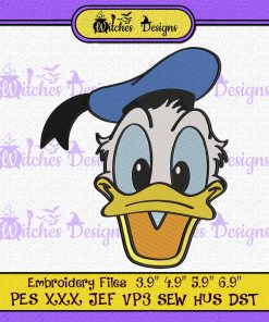 Donald Duck Disney Embroidery