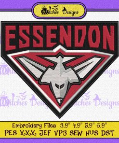 Essendon Football Club Logo Embroidery