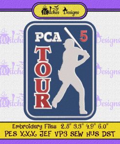 PCA Tour 5 Baseball Embroidery