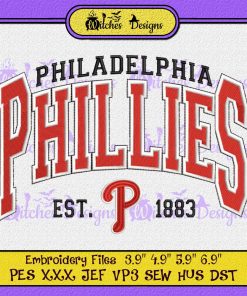 Vintage Philadelphia Phillies EST 1883 Embroidery