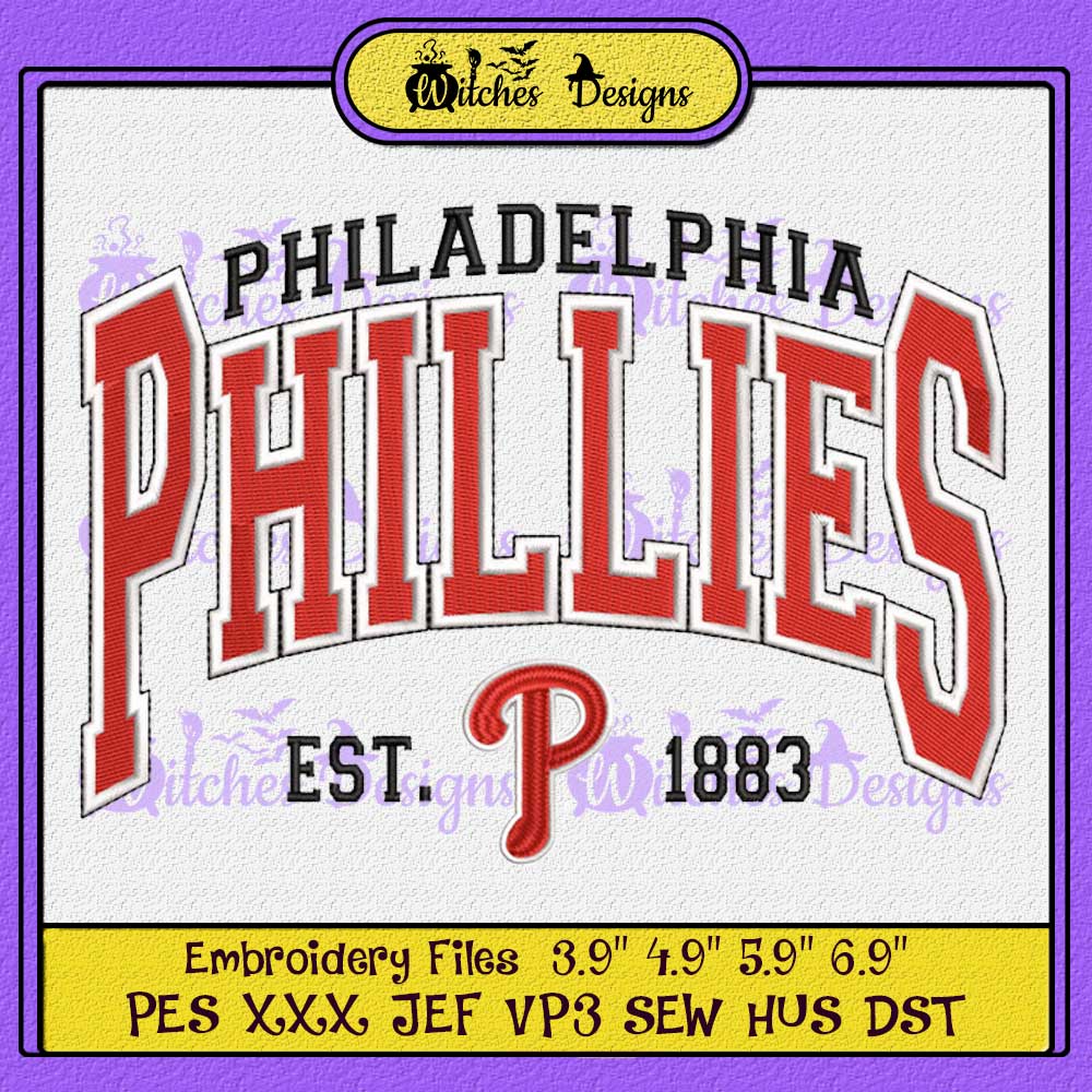 Philadelphia Phillies Embroidery design