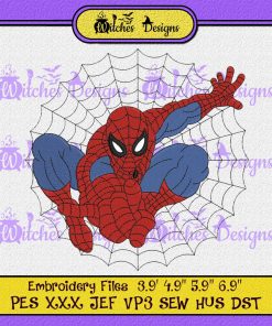 Super Hero Spiderman Embroidery