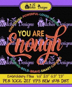 You Are Enough LGBTQ Embroidery
