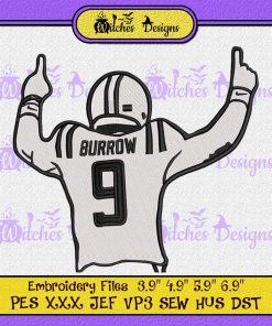 Joe Burrow Football NFL Embroidery