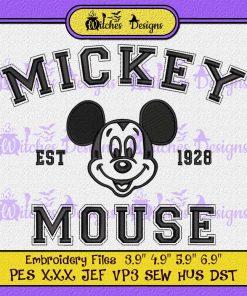 Disney Mickey Mouse 1928 Embroidery