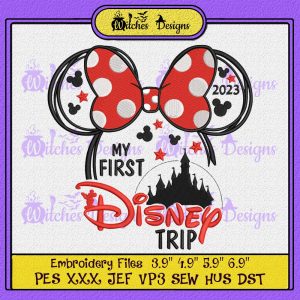 2023 My First Disney Trip Embroidery 