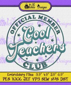 Cool Teachers Club Logo Embroidery