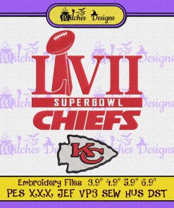 Chiefs LVII Super Bowl 2023 Embroidery