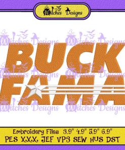 Tennessee Football Buck Fama Team Embroidery