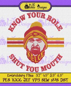 Trending Know Your Role Shut You Mouth Embroidery