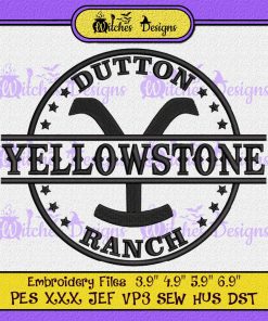 Yellowstone Dutton Ranch Logo Embroidery