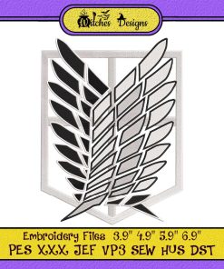 Attack on Titan Wings of Freedom Embroidery