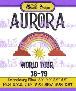 Aurora World Tour 78-79 Retro Embroidery