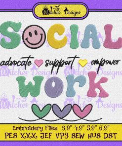 Social Work Gift Embroidery