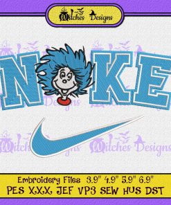 Dr Seuss Swoosh x Nike Logo Embroidery