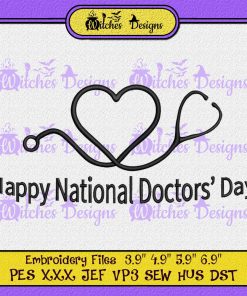 National Doctors Day Embroidery