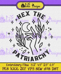 Hex The Patriarchy Embroidery