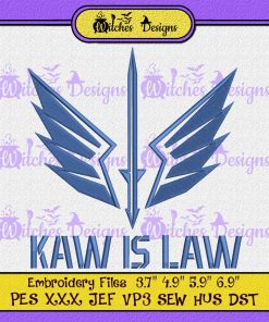 2023 KAW Is Law Battlehawks Embroidery