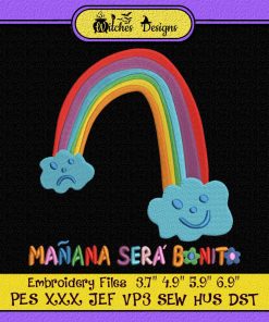 Manana Sera Bonito Rainbow Karol G Embroidery