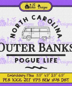 Outer Banks Pogue Life Embroidery