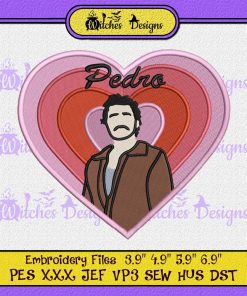 Pedro Pascal Movies Embroidery