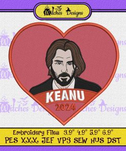 John Wick Keanu Reeves Embroidery