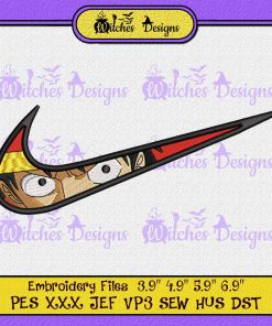 Swoosh Luffy One Piece Embroidery