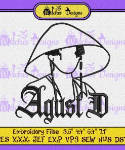 Agust D Embroidery