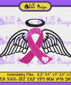 Angel Wings Ribbon Embroidery
