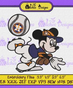 Mickey Mouse Astro Houston Embroidery