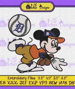 Mickey Mouse Detroit Embroidery