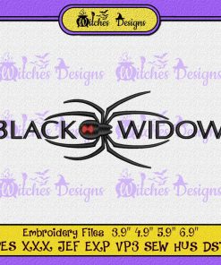 Black Widow Embroidery