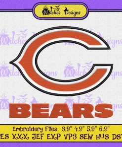 Chicago Bears Embroidery