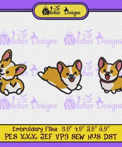 Corgi Lover Gifts Embroidery