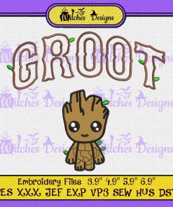 Guardians of the Galaxy Kid Groot Embroidery