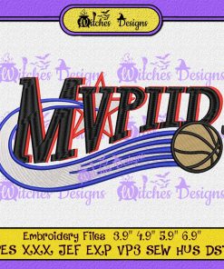 For the love of Philly MVPIID Basketball Embroidery
