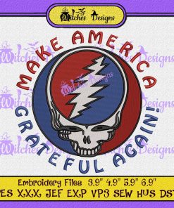 Make America Grateful Again Embroidery