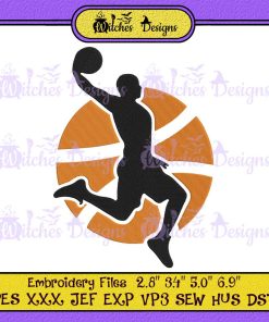 Basketball Sport Logo Embroidery