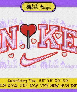 Nike Heart Lollipop Logo Embroidery