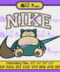 Snorlax Nike Embroidery